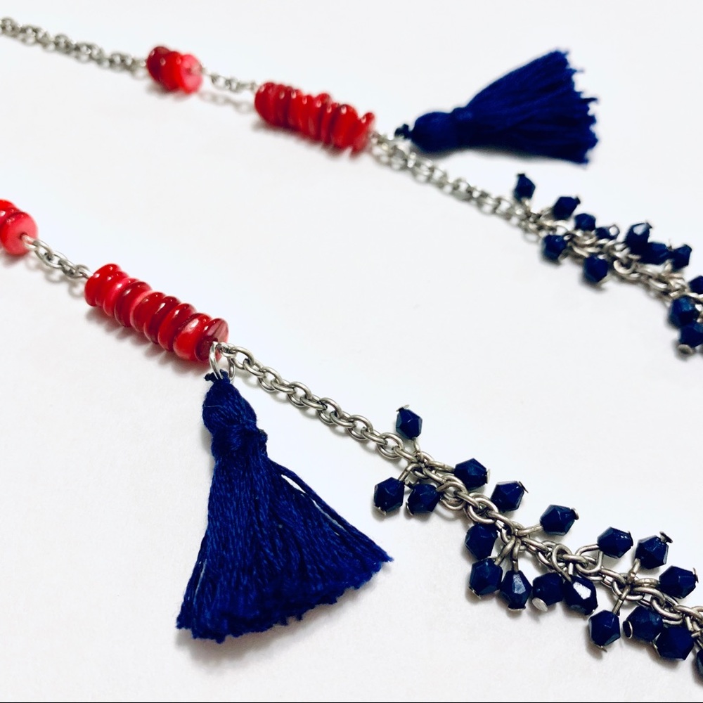 STIX+STONZ “Fiesta” Tassel Necklace - Handmade